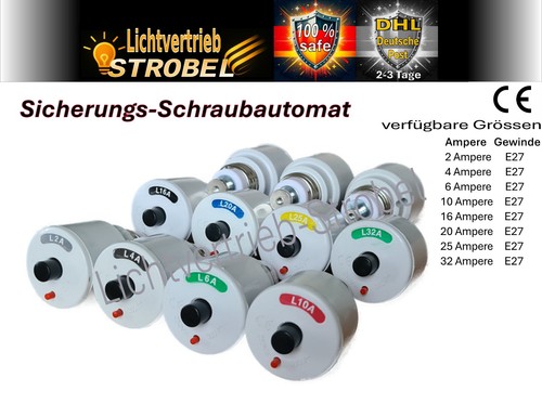Sicherungsautomat e27 - sicherungsautomat,
