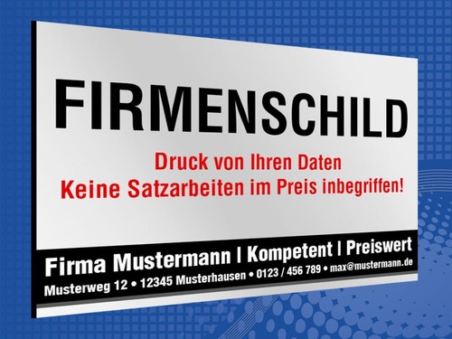 Werbeschild firmen schild foto - firmen,