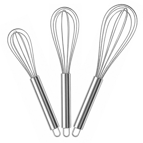 Schneebesen set rostfrei