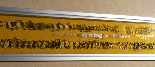 Rotring schriftschablone art - rotring,