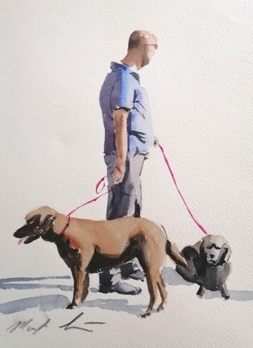 Original aquarell gemälde - aquarell,