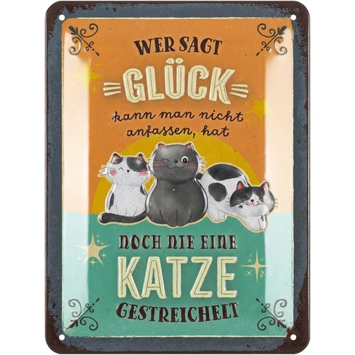 Lanolu retro blechschild - retro,