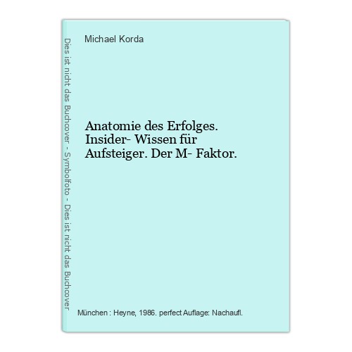Anatomie des erfolges - des,