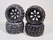 Amewi Kompletträder Monstertruck 1:8 Reifen auf Schwarzer Felge FELGEN DEFEKT!