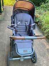 Kinderwagen. ABC Design Turbo 4 NOUGAT. Mit Regenschirm. Mit Babywanne