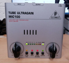 Behringer Tube Ultragain MIC100 Vacuum Tube Preamplifier, ohne Netzteil