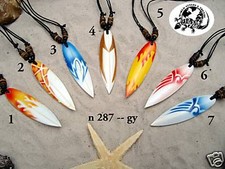 14x Surferkette Surfboard Großhandel Schmuck / n287gy
