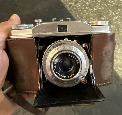 Agfa solinette klappkamera mit - agfa,