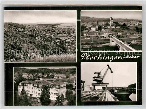Plochingen panorama hafen - plochingen,