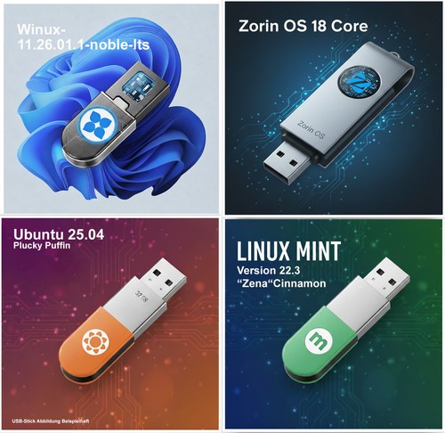 Multiboot linux usb - linux, stick