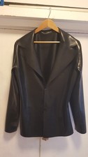 Gummi Blazer schwarz Lat ex