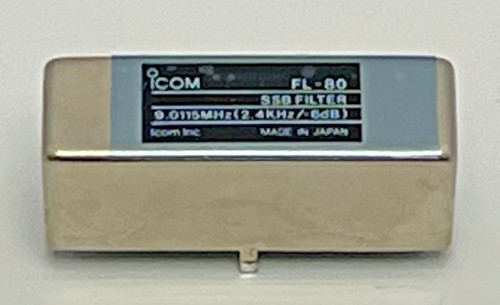 Icom ssb filter 2 4khz - fl-80, 2.4khz