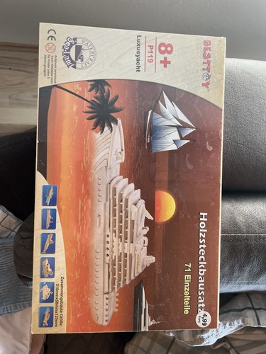 Holzbausatz luxusyacht - holzbausatz,
