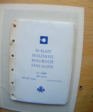 Ringbucheinlage 6 Ringe A6 - DDR