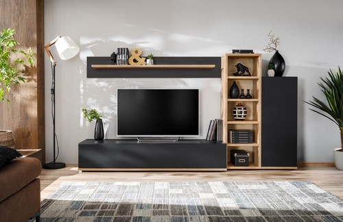 Anbauwand wohnwand schrankwand - anbauwand,