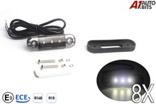 12V 24V LED Weiß Vorne Umriss