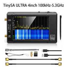 TinySA ULTRA MF/VHF/UHF Spectrum Analyzer 4in 100kHz-5.3GHz /2.8in 100kHz-960MHz