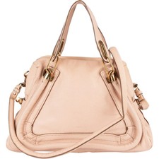 Chloé Pink Grained Leather