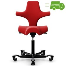 HAG Capisco 8106 | Stoff Xtreme Rot | Gestell Schwarz | Express