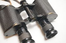 Leitz Leica Wetzlar Germany Fernglas WWII BinoT 8x30 black paint leather case