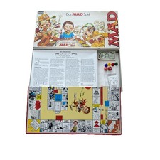 Das MAD Spiel Parker Brettspiel 1982 Vintage 2-4 Spieler vollständig 