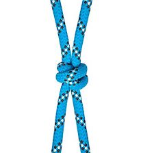 Knotenhalfter TOP QUALITÄT - SUPER-PREIS - vielseitig verwendbar  azur/braun