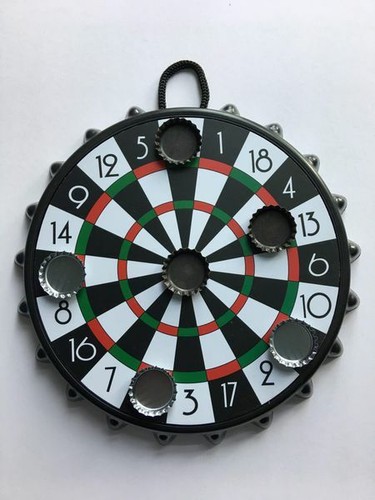 Kronkorken dartscheibe - kronkorken,