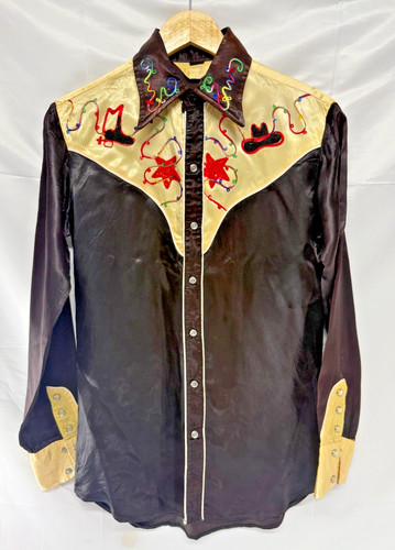 Vintage johnny west bestickt - vintage,