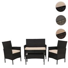 Poly-Rattan Garten-Garnitur