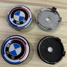 4x 60mm Für BMW Nabendeckel 50 Jahre M Emblem Auto Felgendeckel Nabenkappe NEU