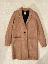 Zara Damen Mantel Orange Braun