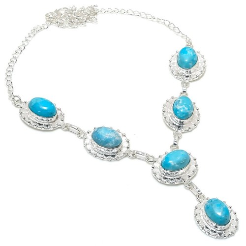 Handgefertigte blaue larimar - handgefertigte,