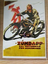 Zündapp das Motorrad für jedermann, Postkarte, Ansichtskarte