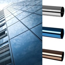 Spiegelfolie [6€/m²] Fensterfolie Sichtschutzfolie Sonnenschutzfolie Fenster