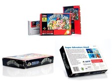 SUPER ADVENTURE ISLAND  OVP/Anl  (CIB)  +Super Nintendo Spiel+