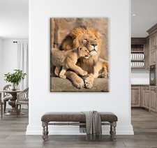 Leinwand Wandbild Löwe