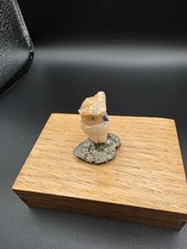 Edelstein Vogel  Edelsteintier Tiergravur aus Peru 3-4cm.