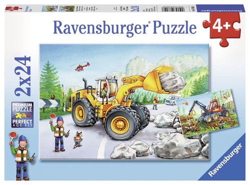 Puzzle ravensburger bagger - puzzle,