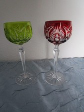 1 Paar Römer Weinrömer, Römerglas, Weinglas, Bleikristall, antik