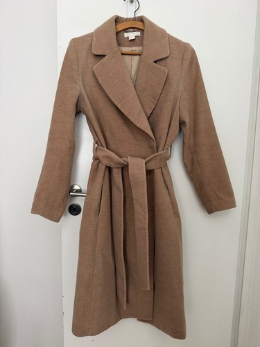 Damen mantel beige polyester - beige,