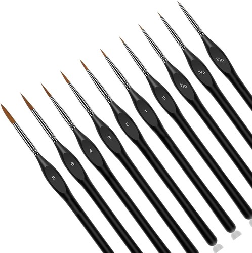 10stück feine pinsel set - 10stück,