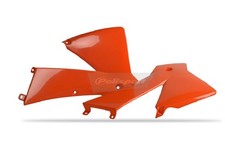 POLISPORT Kühlerspoiler seitlich Orange passend für KTM