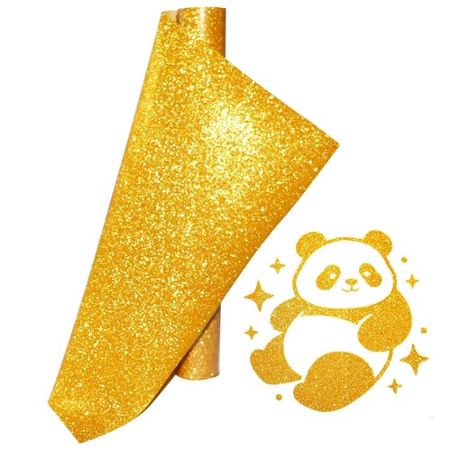 Glitzer gold plotterfolie - glitzer,