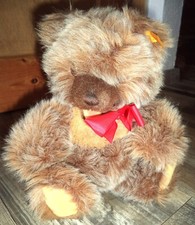 STEIFF  Zotty - Bär Webpelz,  30cm, 90er Jahre, mit Druckstimme, Knopf und Fahne