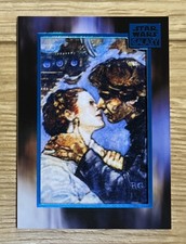TOPPS STAR WARS GALAXY CARD /199 LEIA ORGANA & HAN SOLO - RARE MINT CARD!