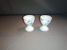 2 Eierbecher, Indisch Blau