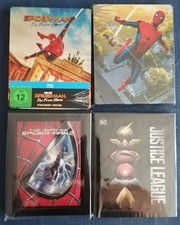 4 X   STEELBOOK  -  SAMMLUNGSAUFLÖSUNG - SPIDERMAN - JUSTICE  LEAGUE
