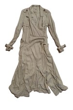 Khujo, Trenchcoat, Damen, Lang, Beige, Lyocell, Gr. XL, Klassisch Alltag