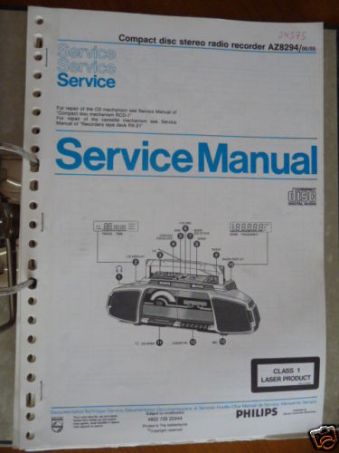 Service manual für - manual, philips