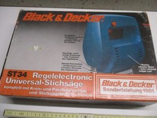Stichsäge Black & Decker  DN34/D1 - 220V 300 Watt - Regelelectronic -